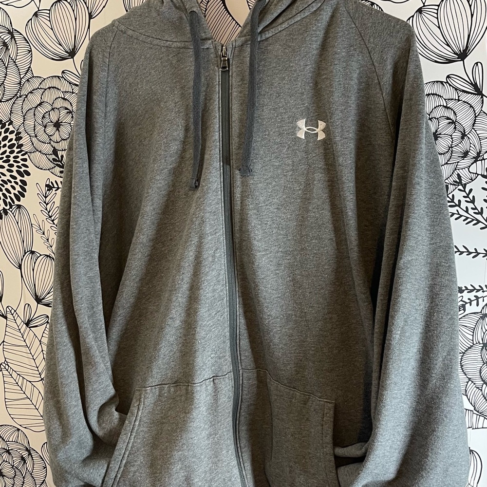 Under Armour Charcoal Full-Zip Hoodie